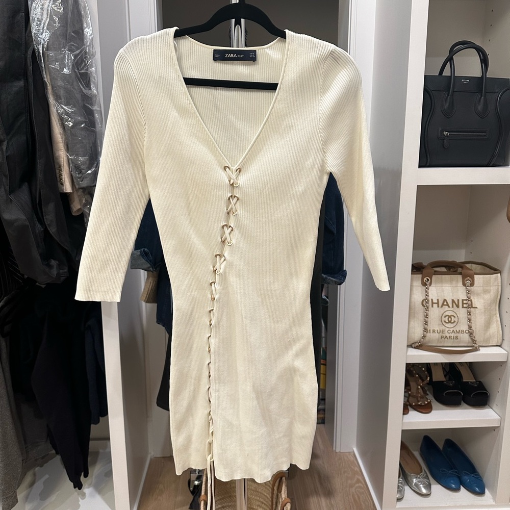 White Zara mini dress